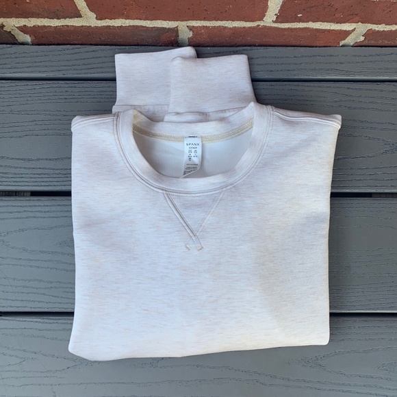 SPANX Air Essentials Crew Neck Sweatshirt - Picture 1 of 13